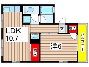 ハイムカシオの物件間取画像